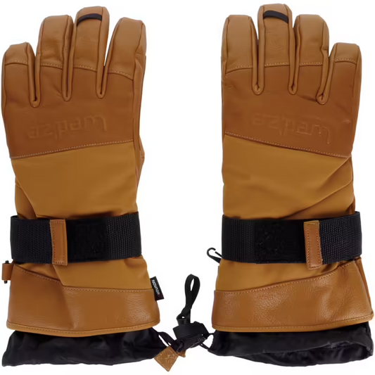 Wed'ze - Brown GL Free 800 Gloves